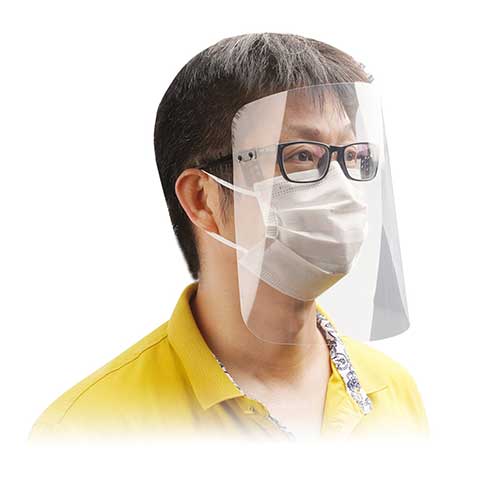 goggles and face shields Anti-fog Face Shields for Glasses (2 Pairs of Fasteners & Clips + 5 Shields)