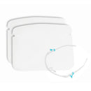 Pack of two face shields with reusable frame