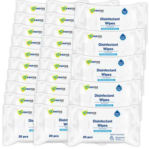 Disinfectant Wipes Travel Size – 20 Wipes