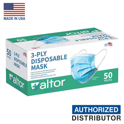 Altor Safety 3-Ply Disposable Mask
