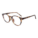 Chandler Round Blue Light Glasses in Tortoise