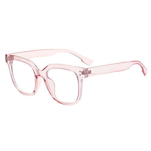 Draper Square Blue Light Glasses in Pink