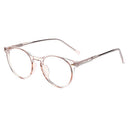 Chandler Round Blue Light Glasses in tan